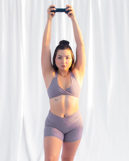 Lavender Grey Activewear Set