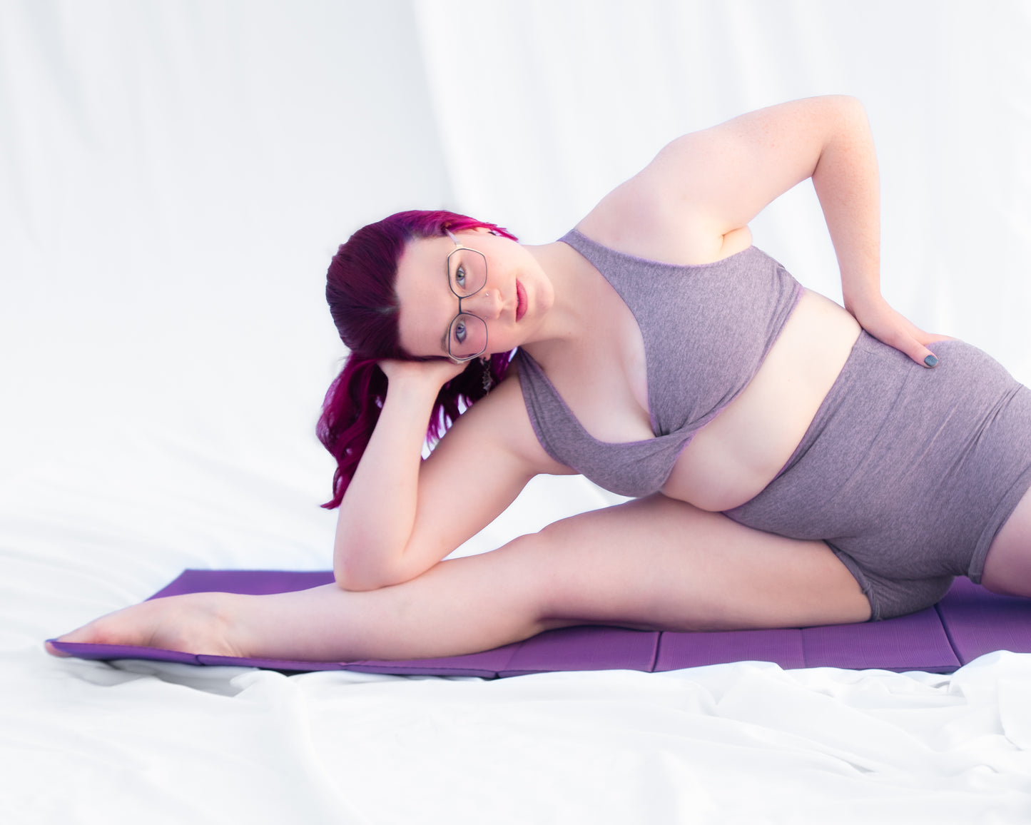 Lavender Grey Activewear Set
