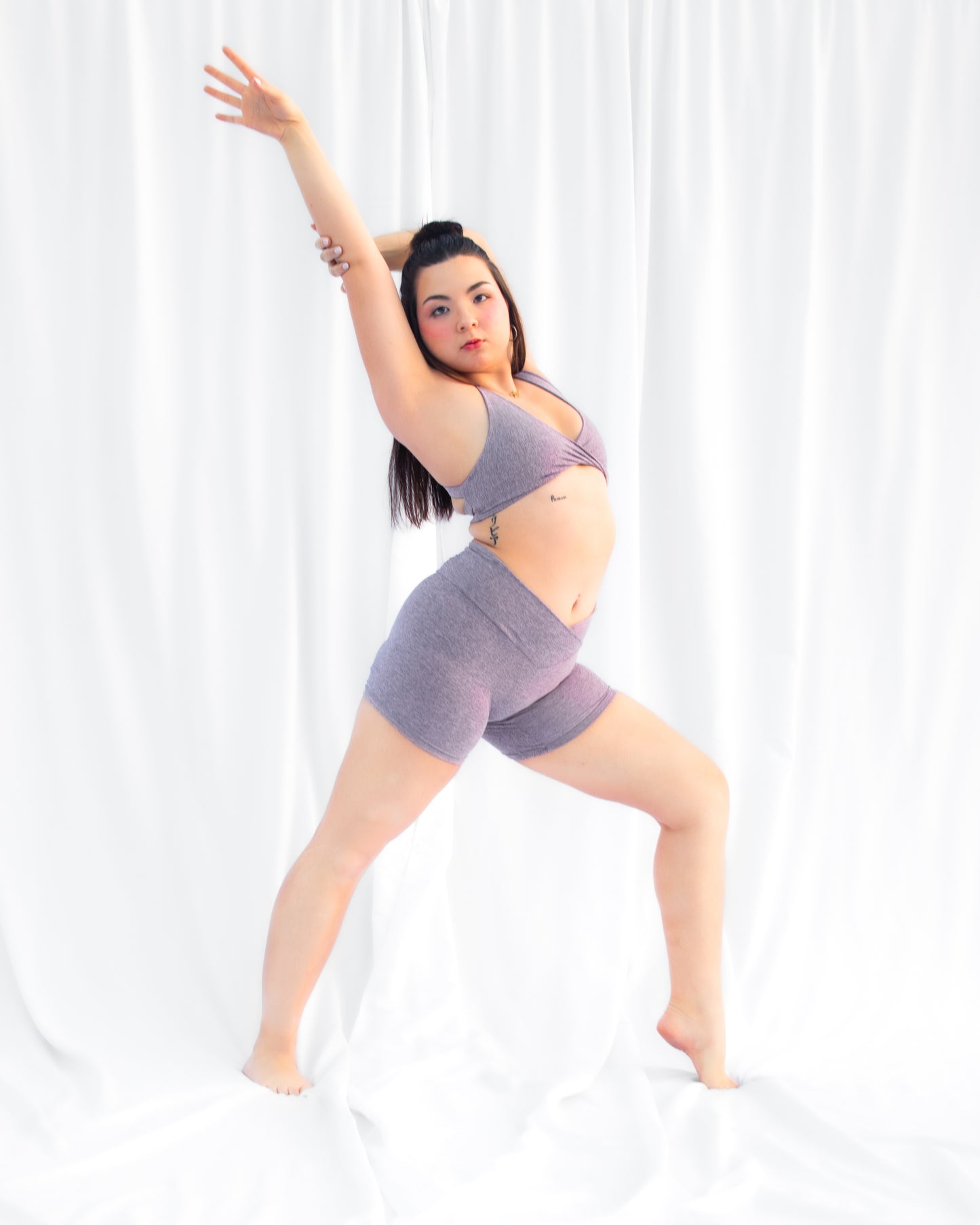 Lavender Grey Activewear Set